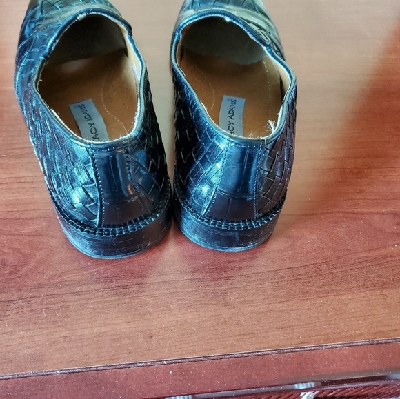 Stacy Adam\'s Black Woven Leather Shoes Size 9.5 main image 6